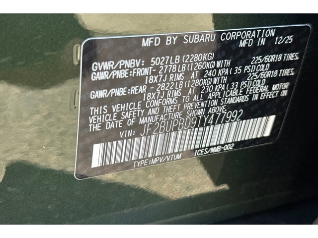 2026 Subaru Outback Premium