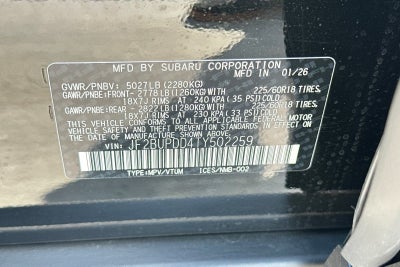 2026 Subaru Outback Limited