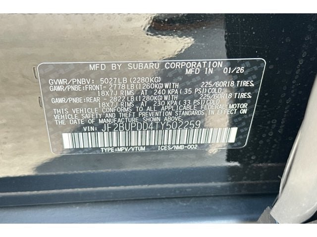 2026 Subaru Outback Limited