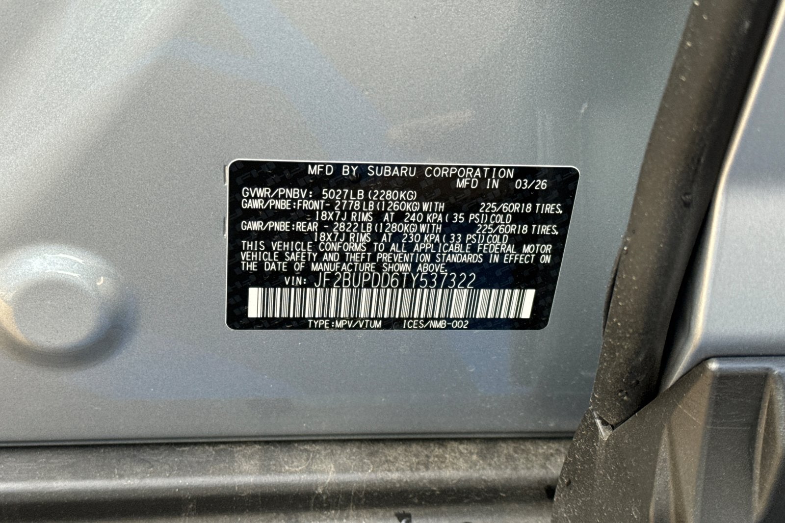 2026 Subaru Outback Limited