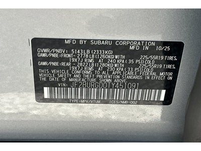 2026 Subaru Outback Limited XT