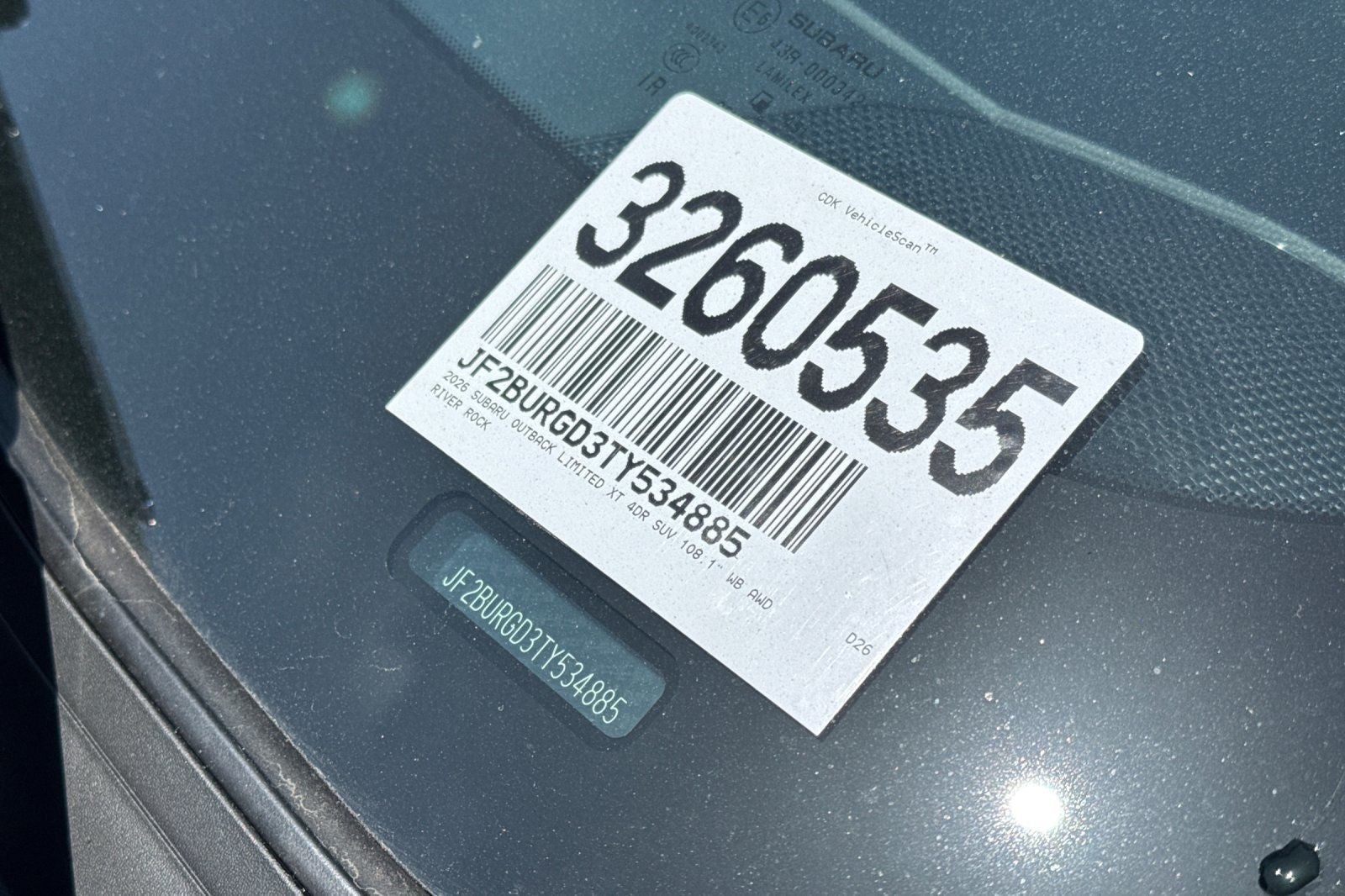 2026 Subaru Outback Limited XT