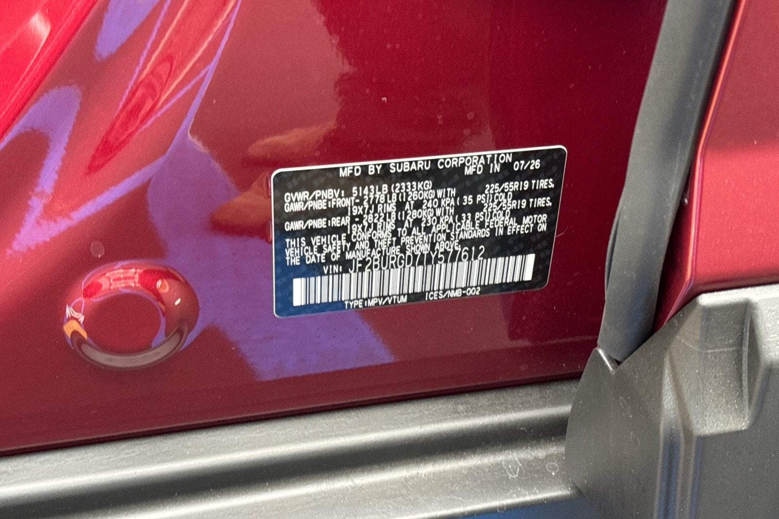 2026 Subaru Outback Limited XT