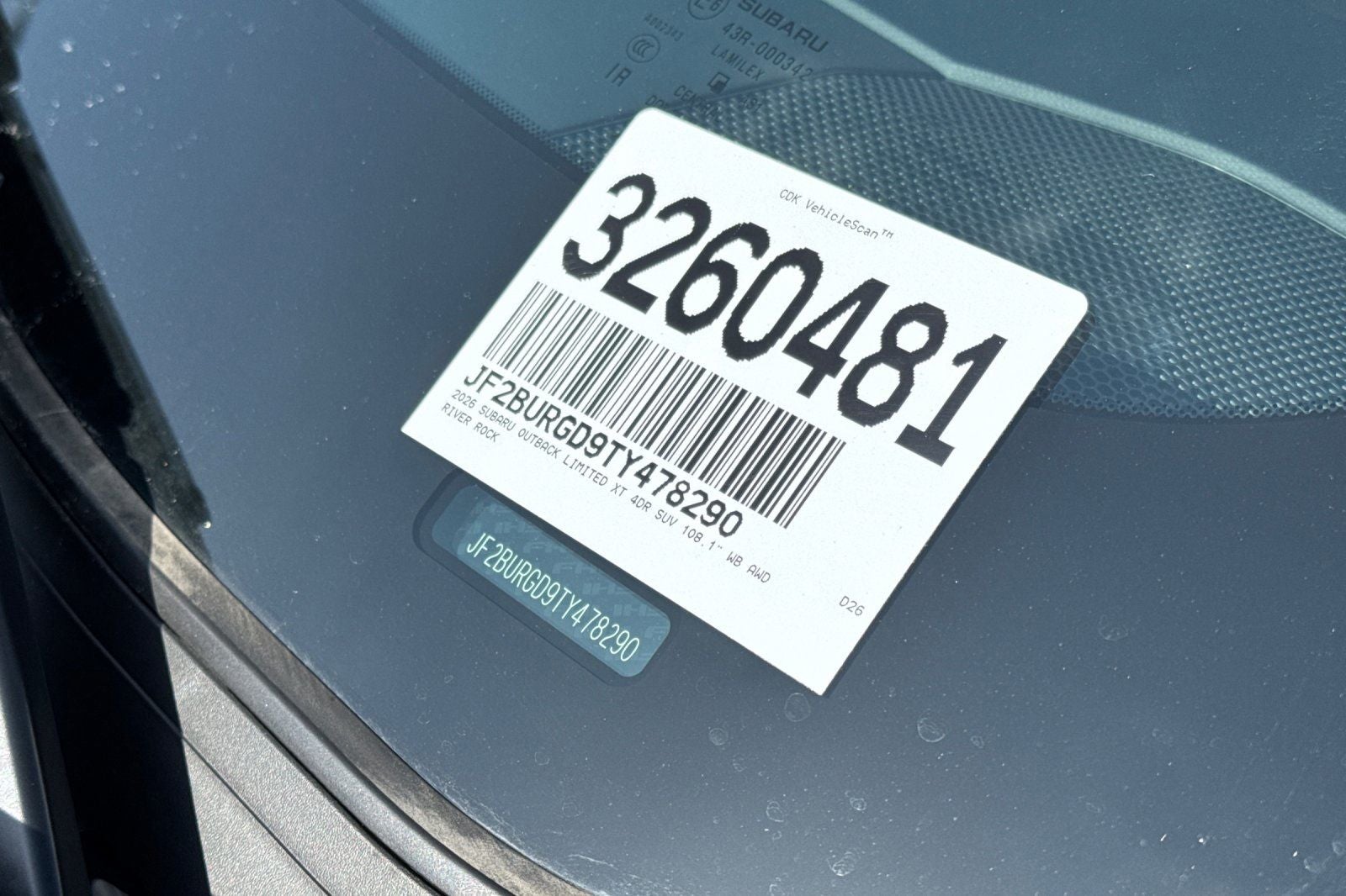 2026 Subaru Outback Limited XT