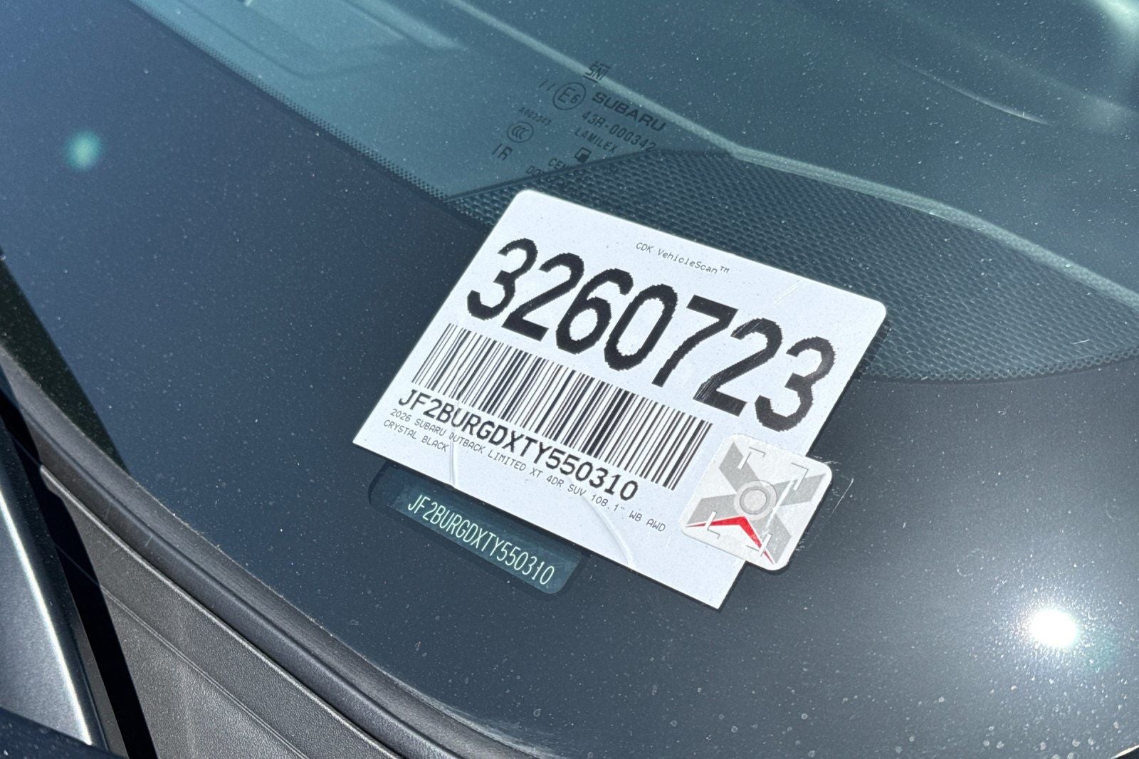 2026 Subaru Outback Limited XT