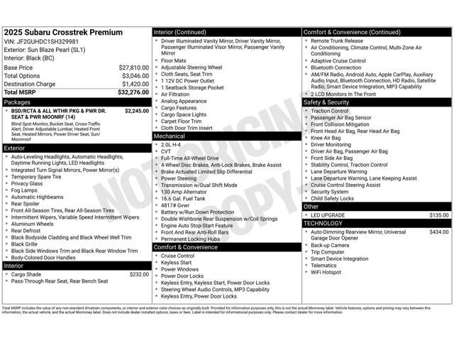 2025 Subaru Crosstrek Premium