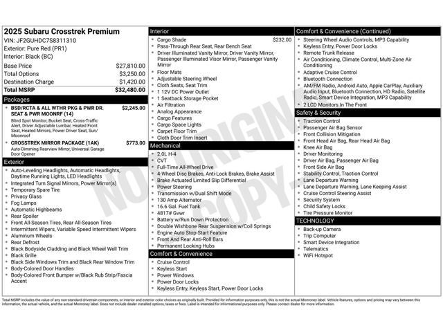 2025 Subaru Crosstrek Premium