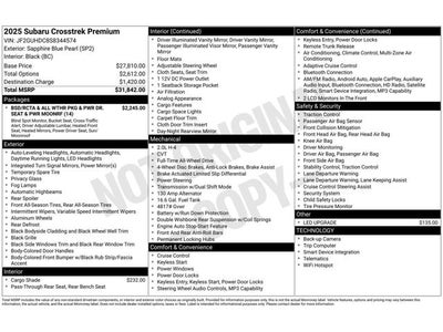 2025 Subaru Crosstrek Premium