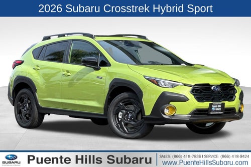 2026 Subaru Crosstrek Hybrid Sport Hybrid