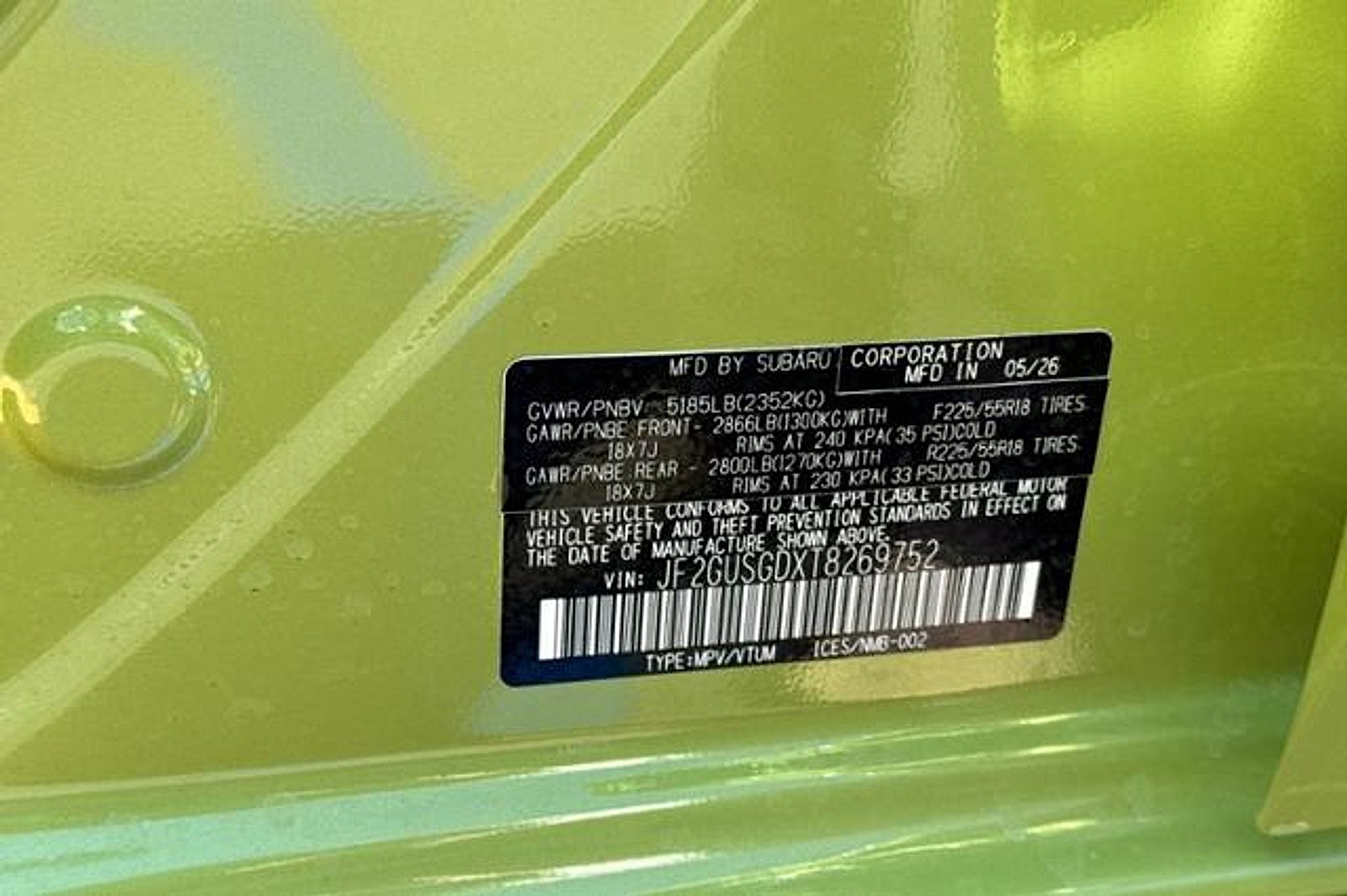 2026 Subaru Crosstrek Hybrid Sport Hybrid