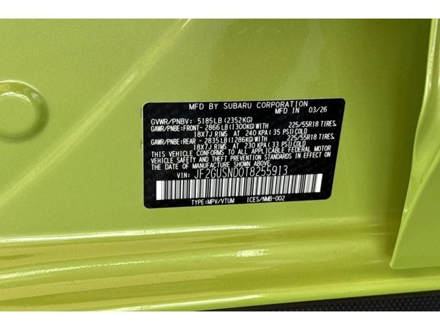 2026 Subaru Crosstrek Hybrid Limited Hybrid