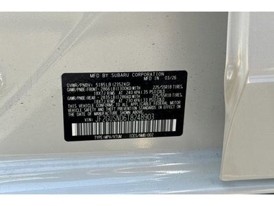 2026 Subaru Crosstrek Hybrid Limited Hybrid