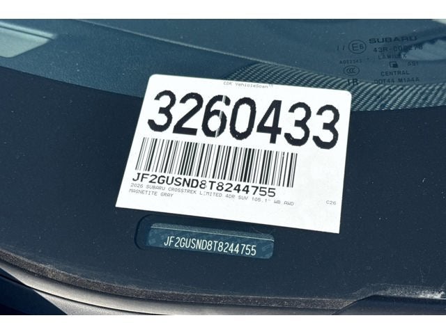 2026 Subaru Crosstrek Hybrid Limited Hybrid