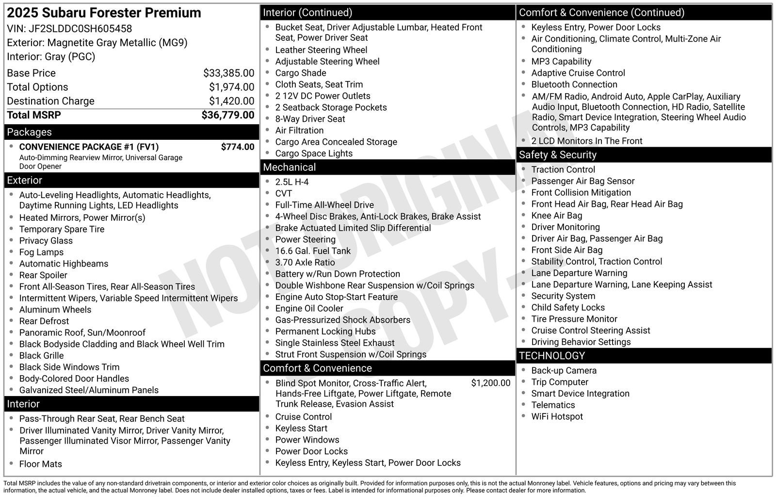 2025 Subaru Forester Premium