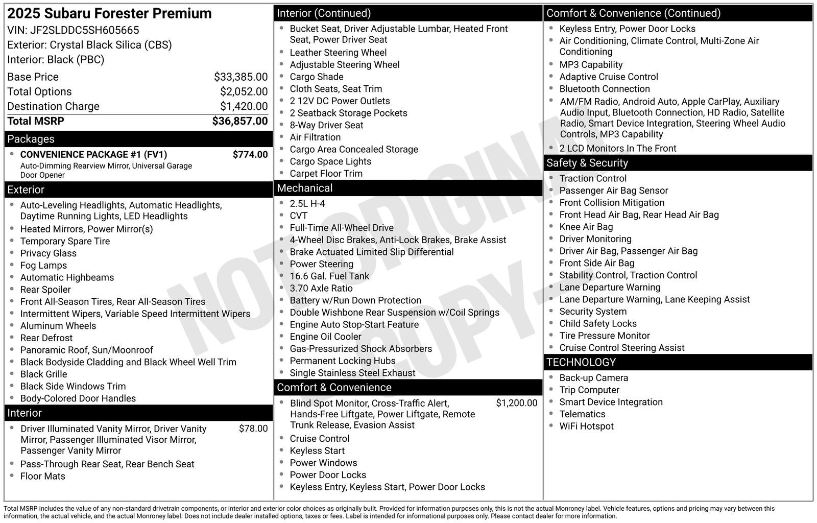 2025 Subaru Forester Premium