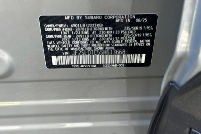 2025 Subaru Forester Touring