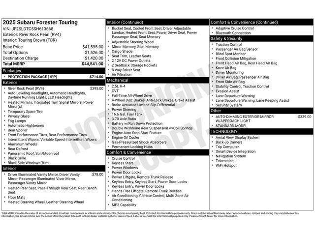 2025 Subaru Forester Touring