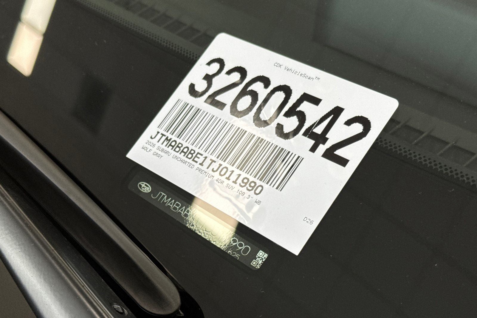 2026 Subaru Uncharted Premium FWD