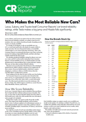 Who Makes the Most Reliable Cars | Puente Hills Subaru in City of Industry CA