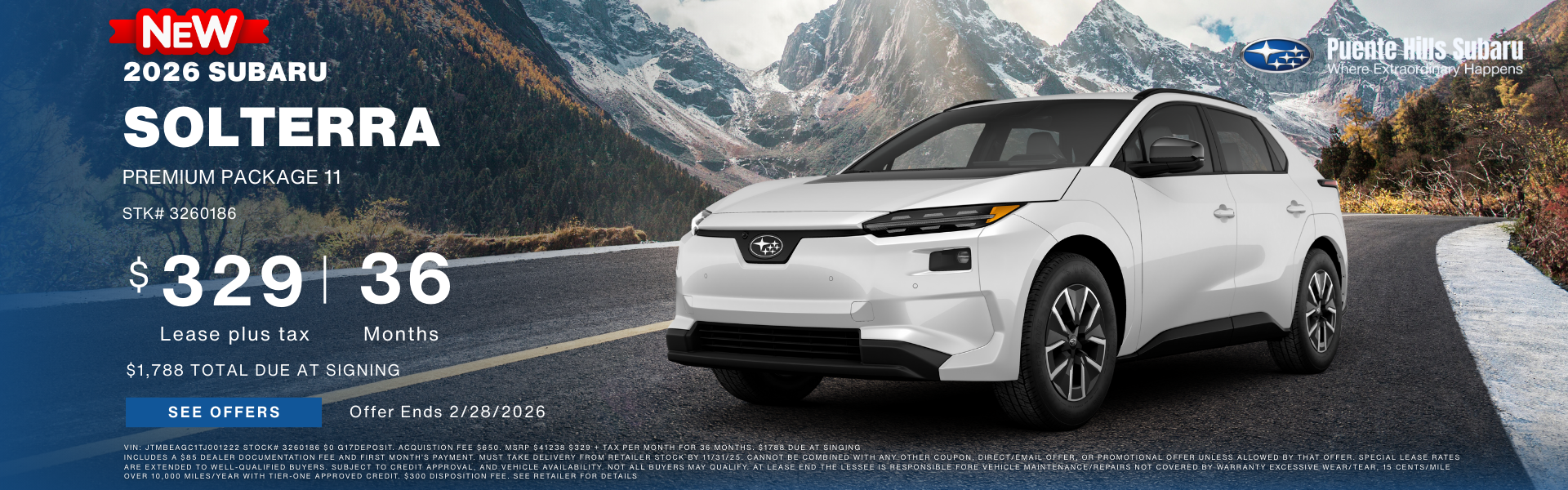 2026 Solterra Premium