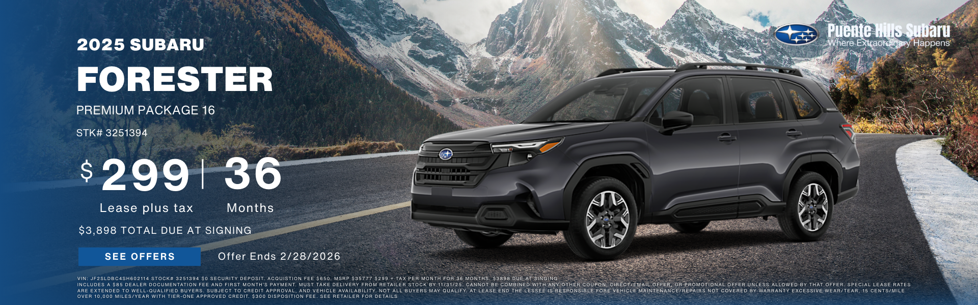 2025 Forester Premium