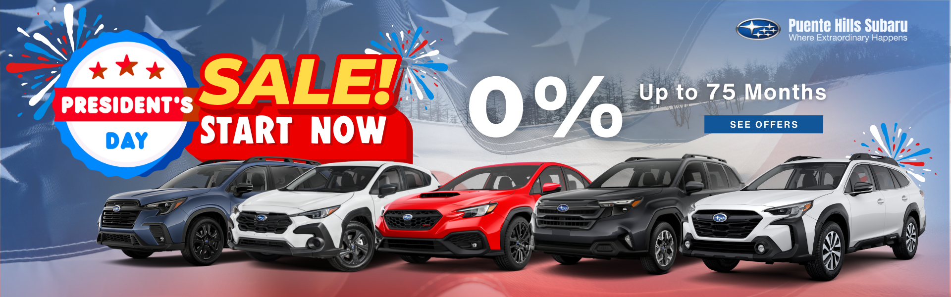 President's Day Sale STARTS NOW