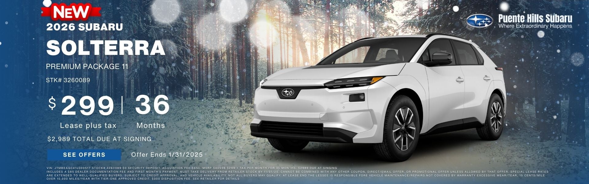 2026 Solterra Premium