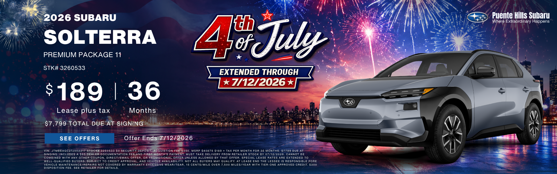 2026 Solterra Premium