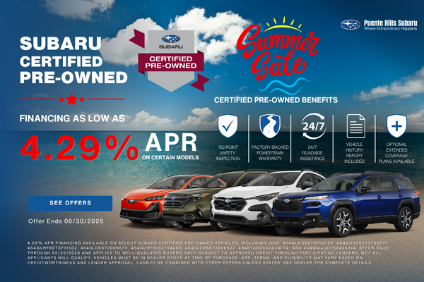 Subaru Certified Pre-Owned