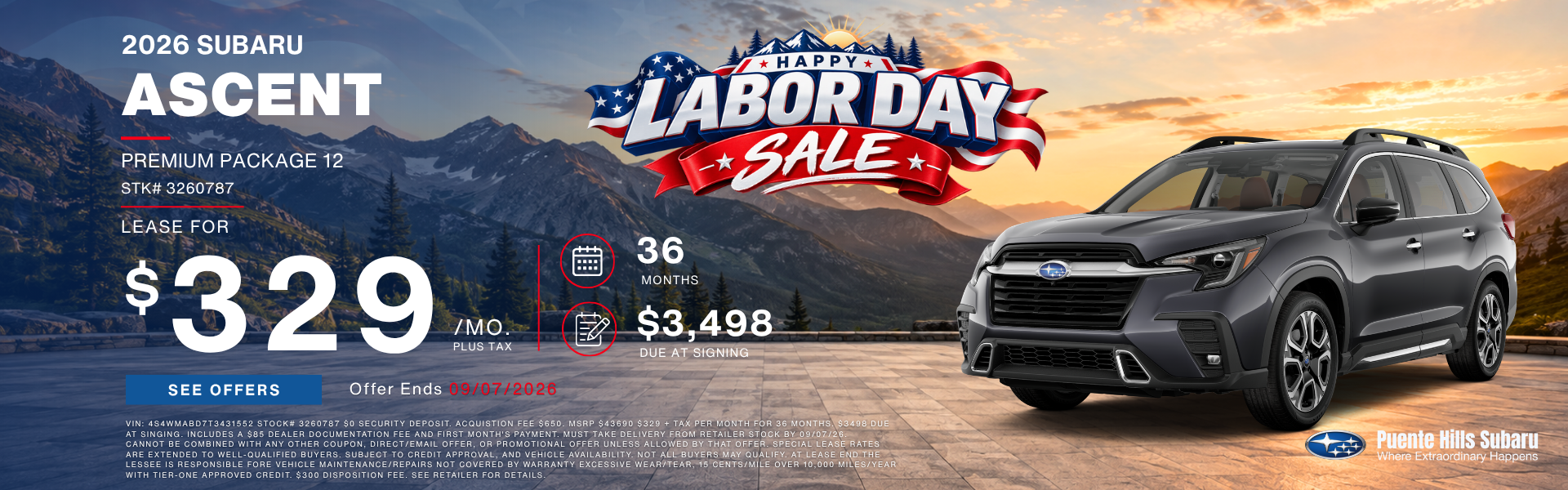 Labor Day Sale 2026 Ascent Premium