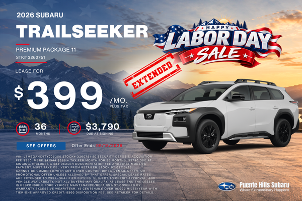 2026 Trailseeker Premium Labor Day Sale Extended