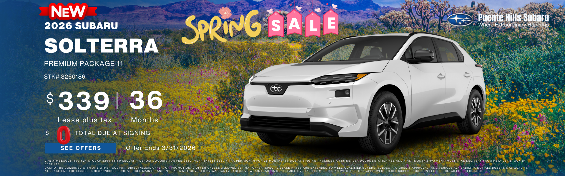 2026 Solterra Premium