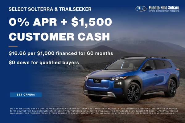 Subaru Solterra & Trailseeker