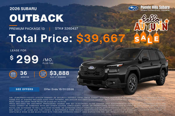 2026 Outback