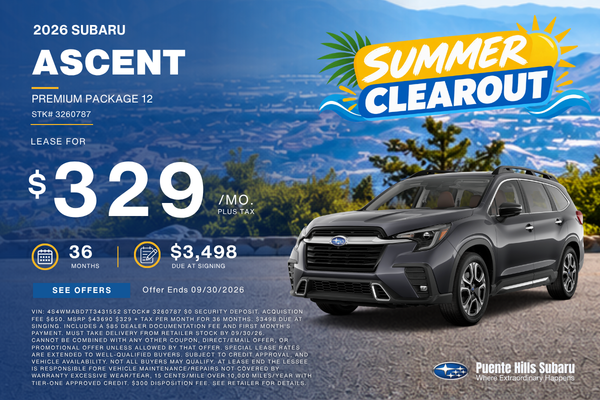 2026 Ascent Premium Labor Day Sale Extended